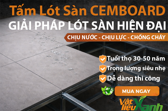 Tấm Cemboard lót sàn