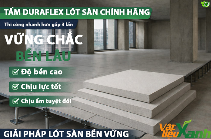 Tấm xi măng lót sàn DURAflex cao cấp