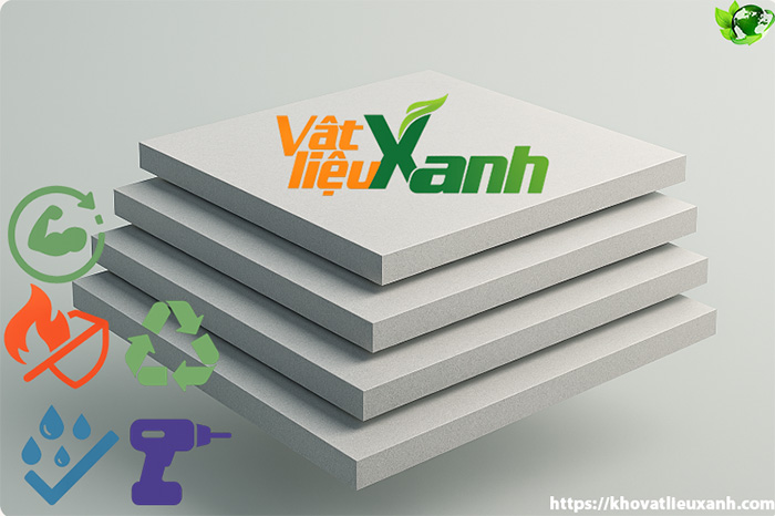 Tấm Cemboard sỡ hữu những ưu điểm vượt trội về độ bền, chống chịu môi trường