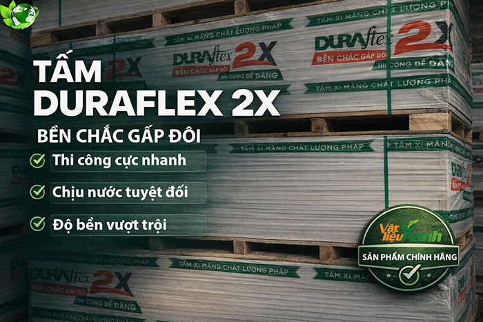 Tấm DURAflex 2X độ bền gấp đôi