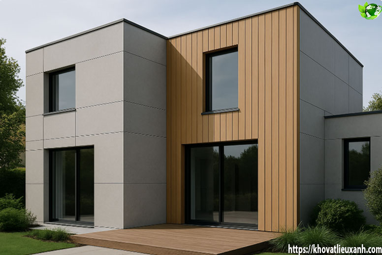 Tấm xi măng ốp tường ngoài trời - Vật liệu bền vững theo thời gian