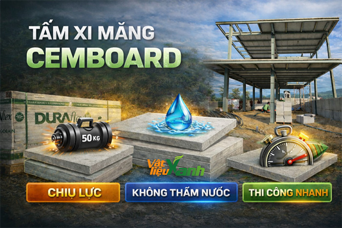 Tấm cemboard chịu nước