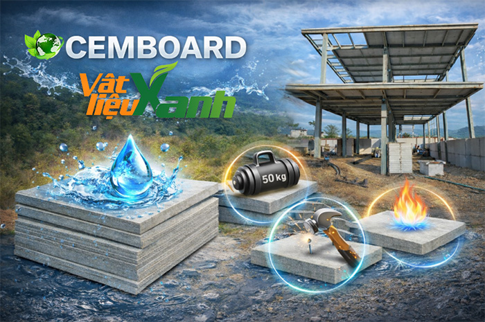 Tấm cemboard ưu điểm
