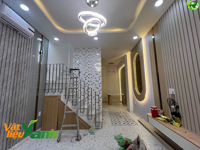 tấm Cemboard thi công thực tế