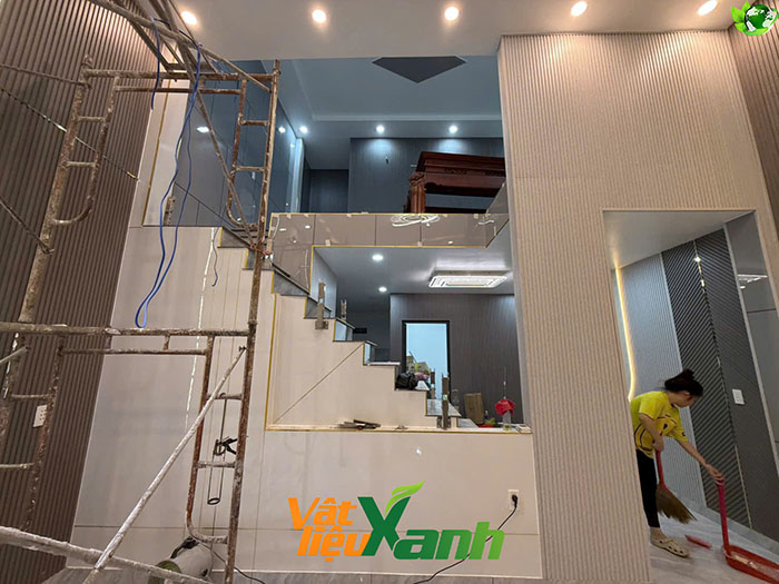 thi công tấm DURAflex thực tế