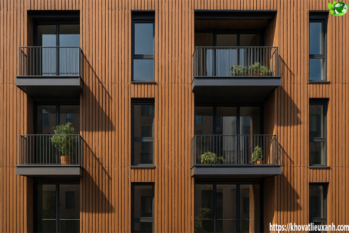 Tính thẩm mỹ cao của tấm xi măng ốp tường ngoài trời