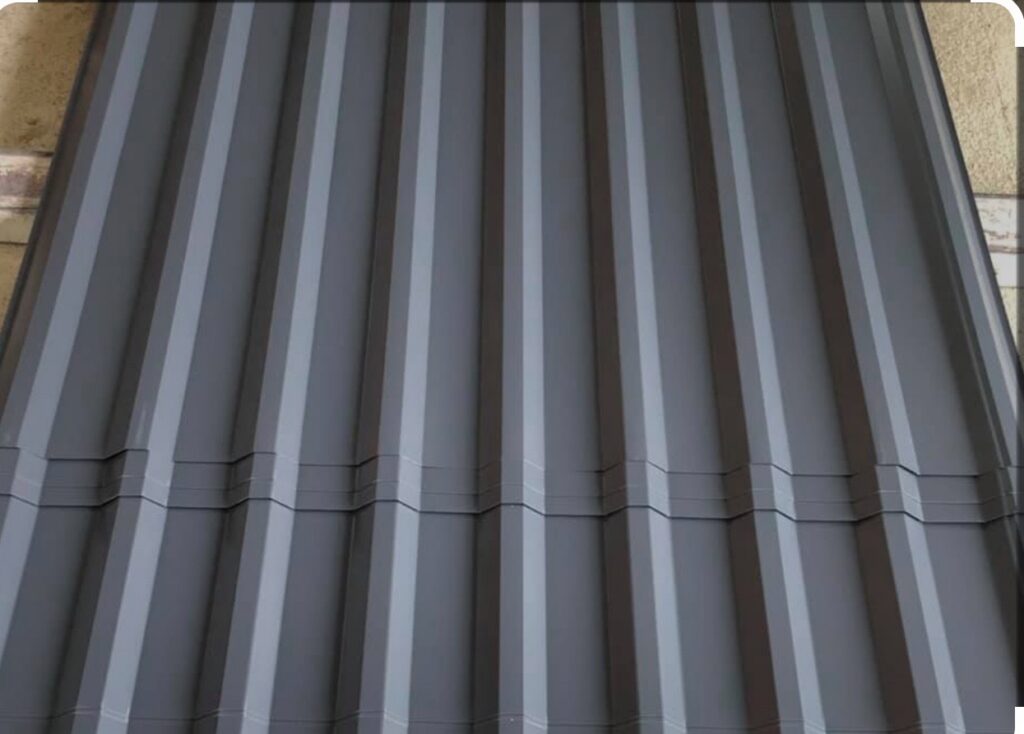 TÔN CÁN SÓNG màu xám lông chuột