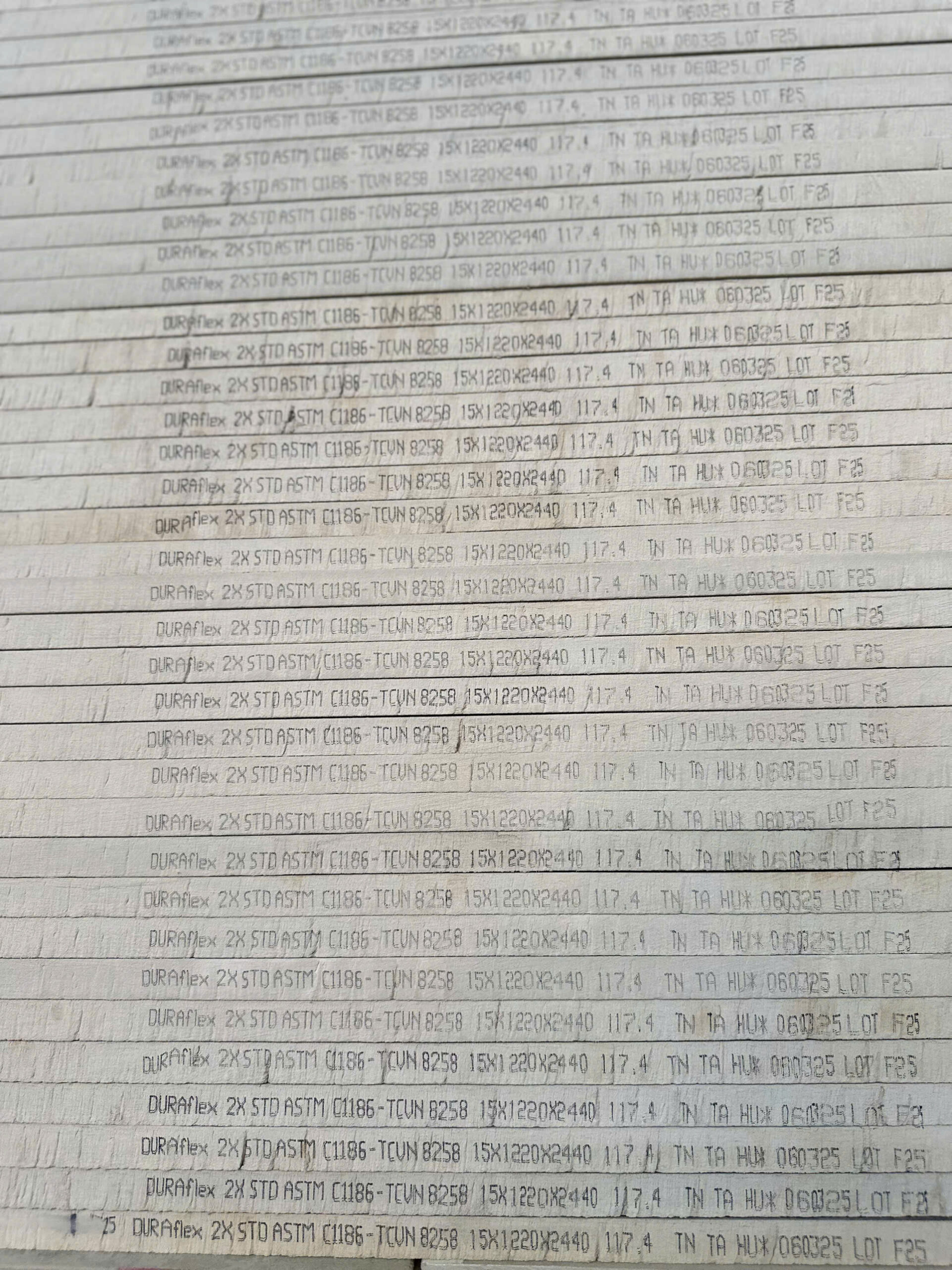 Kích thước Tấm cemboard