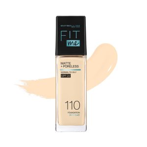 Kem Nền Maybelline Fit Me Matte Poreless Foundation SPF 22 30ml - Màu: 110