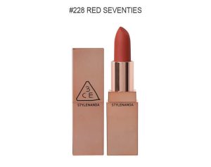 Son Thỏi 3CE Matte Lip Color Dạng Lì - 228 Red Seventies