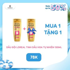 Dầu Gội Loreal Tinh Dầu Hoa Tự Nhiên 130ml 8992304071645
